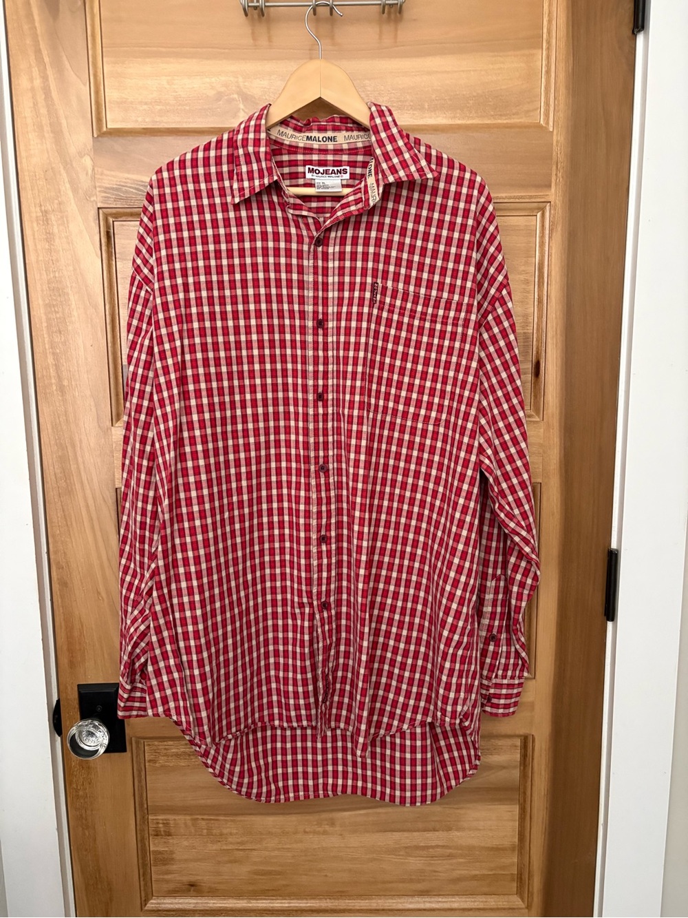 Vintage MOJEANS by Maurice Malone Hip Hop /90s Streetwear Button Up XL